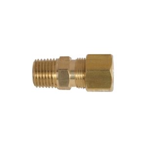 Compression Coupler 1/4" Male Thread to 5/16" PipePipe